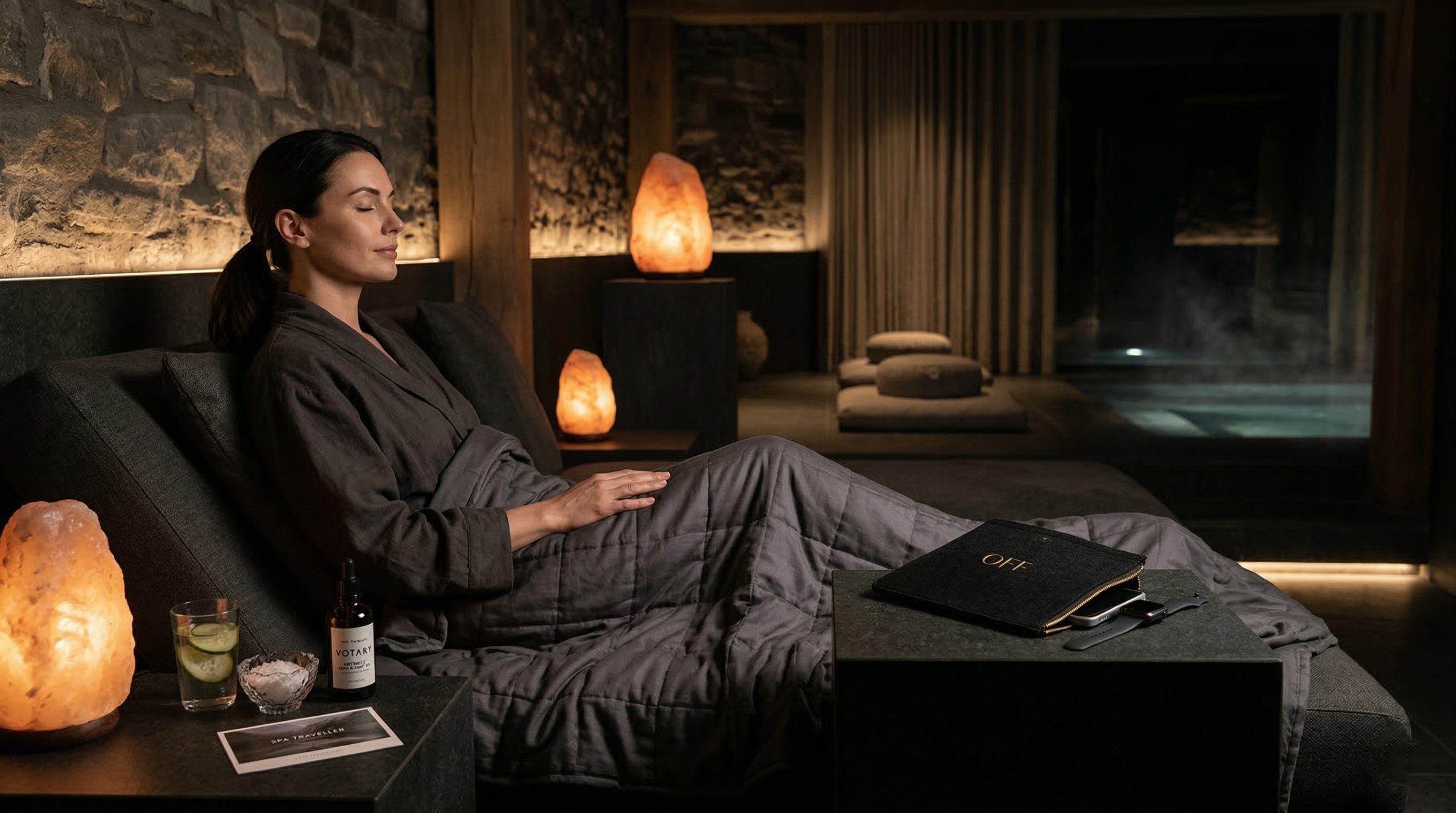 Low-light dark spa