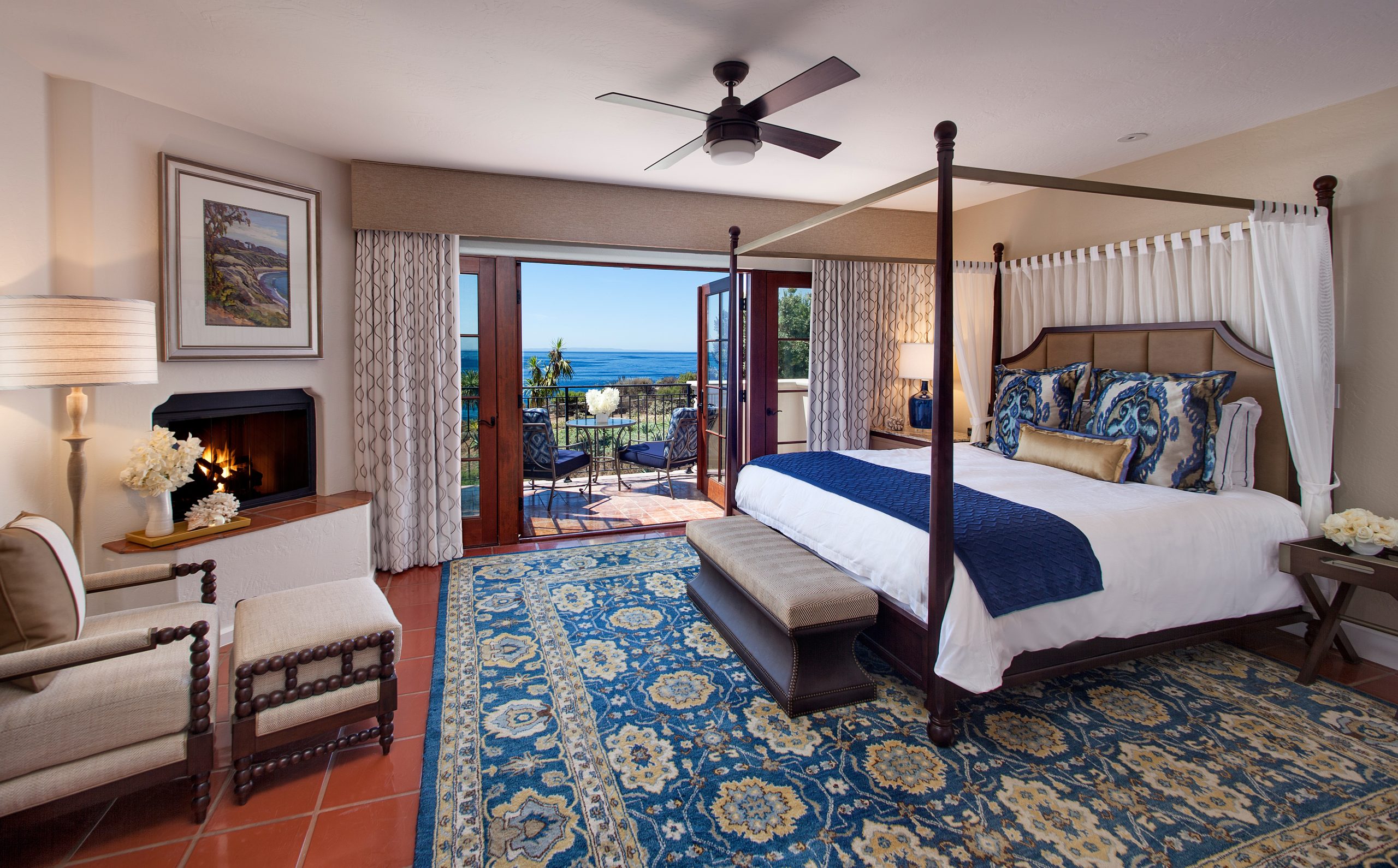 Oceanfront guest room at Bacara in Santa Barbara