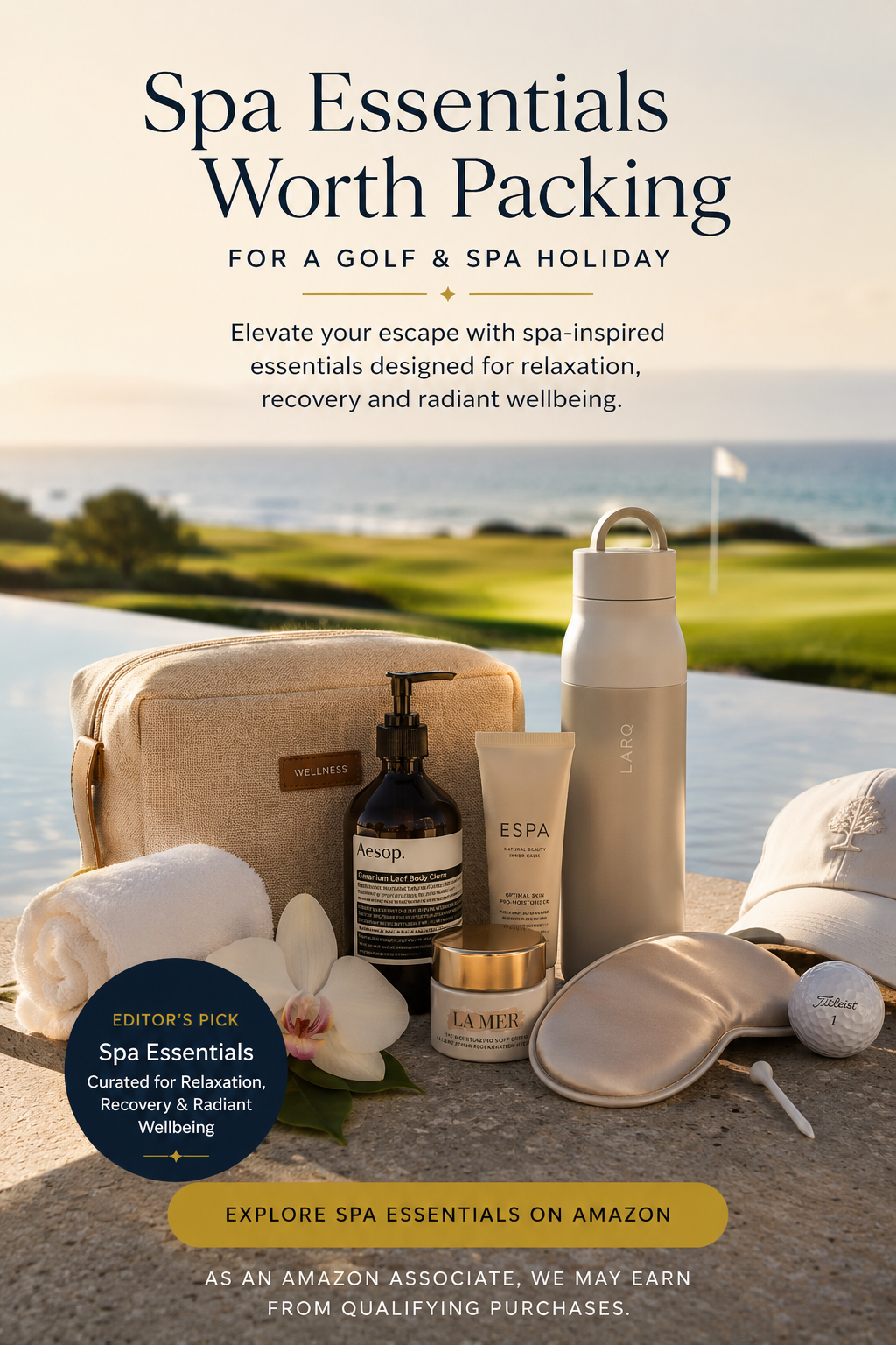 Spa essentials worth packing for a spa and golf holiday Spa essentials worth packing for a spa and golf holiday