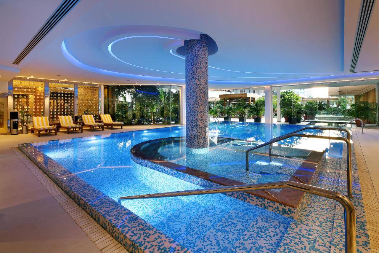 Four Seasons Hotel Limassol spa pool in Cyprus