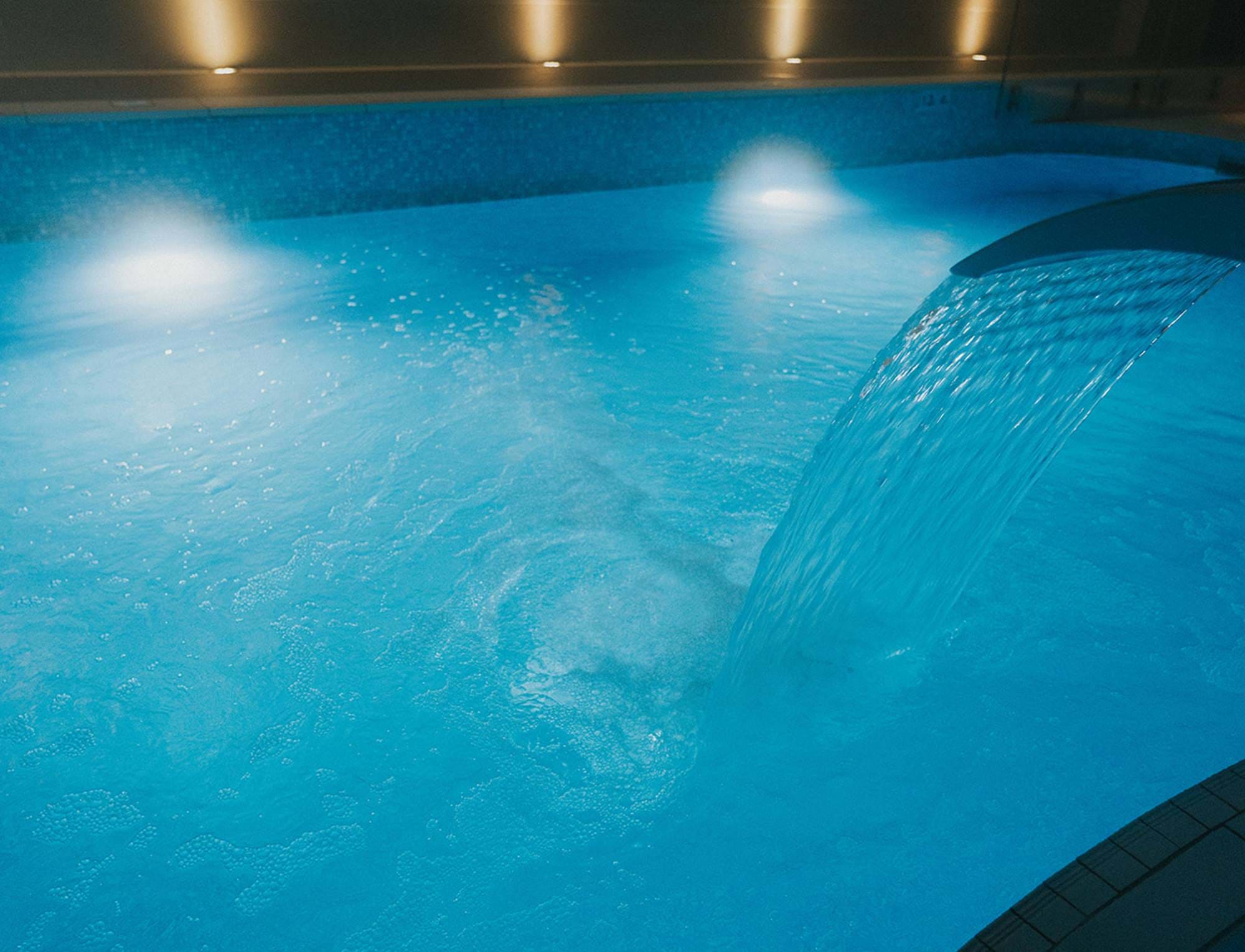 Spa pool at The Headland Hotel in Newquay