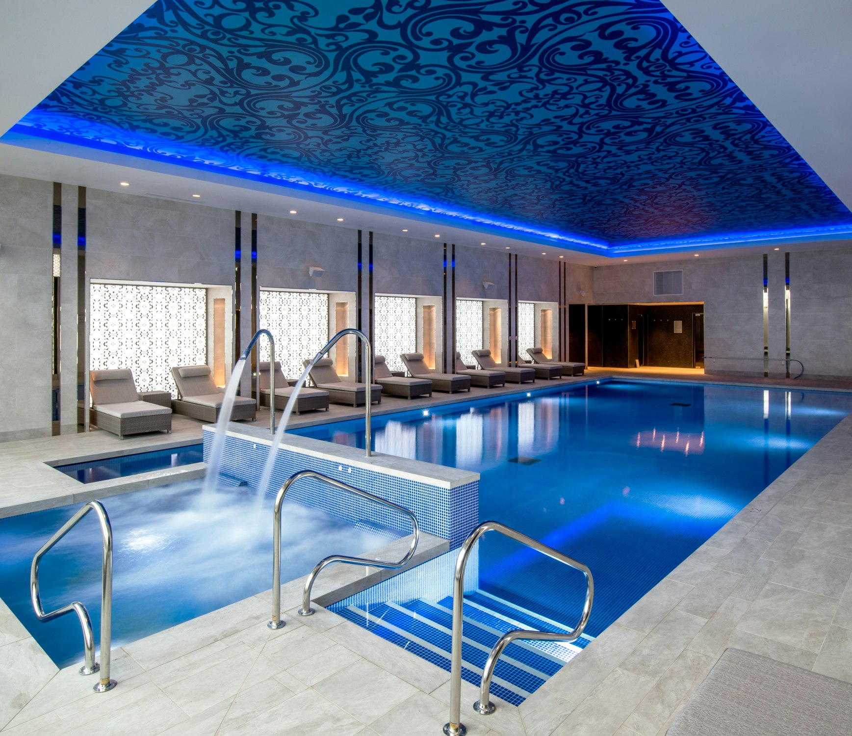 Indoor spa pool at InterContinental London – The O2