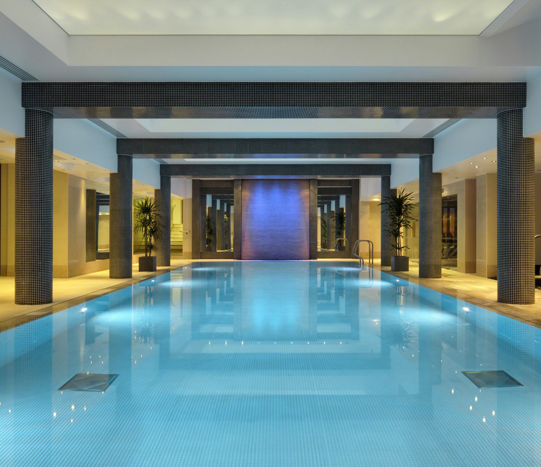 Indoor swimming pool at Rena Spa, Leonardo Royal Hotel London St Paul’s