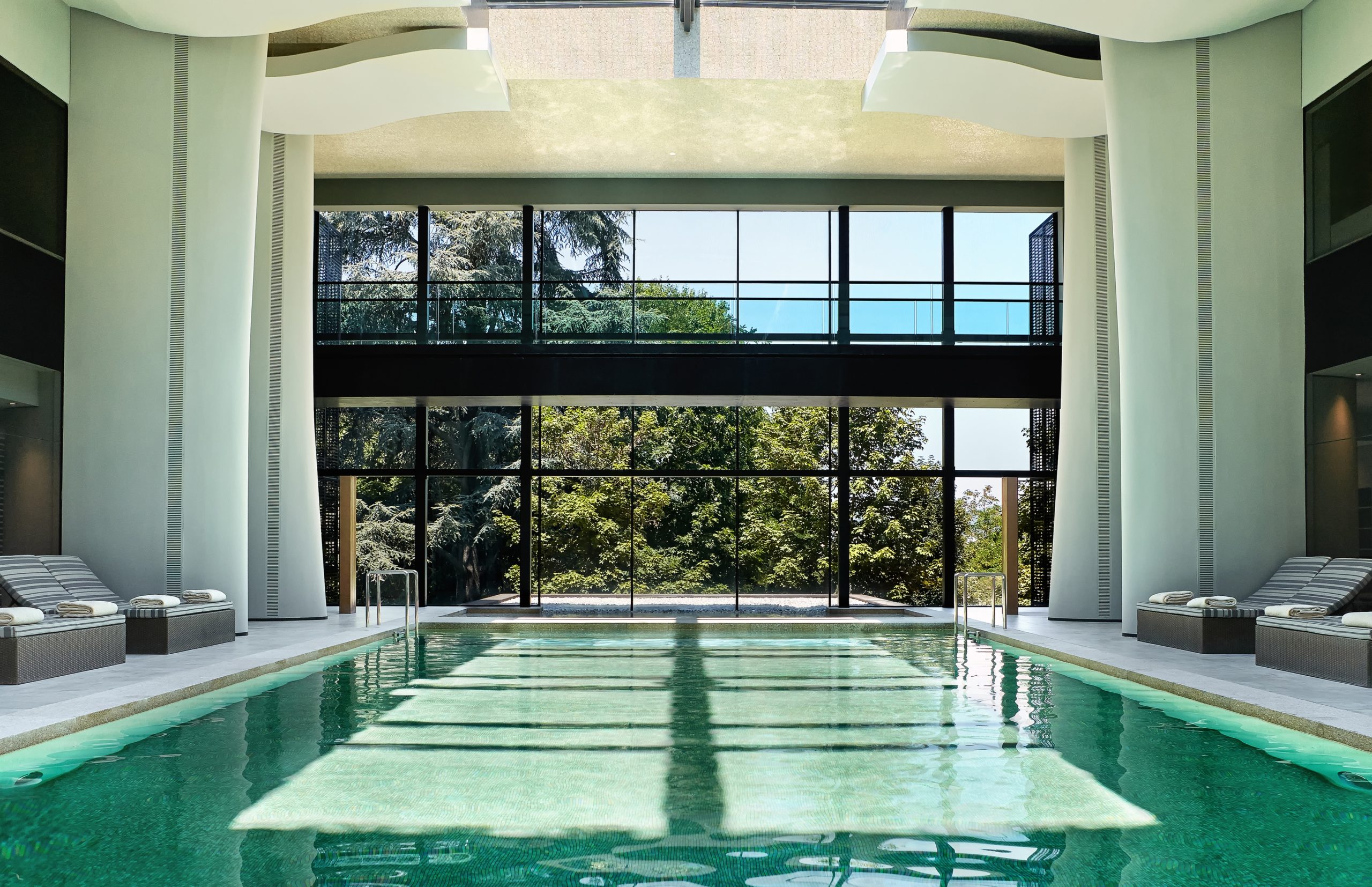 Indoor spa pool at Six Senses Douro Valley in Portugal